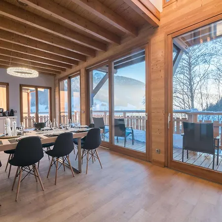 With Fireplace In Megeve Chalet